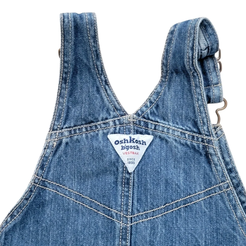 OshKosh B'gosh‎ Embroidered Overall Denim Jumper 24 months